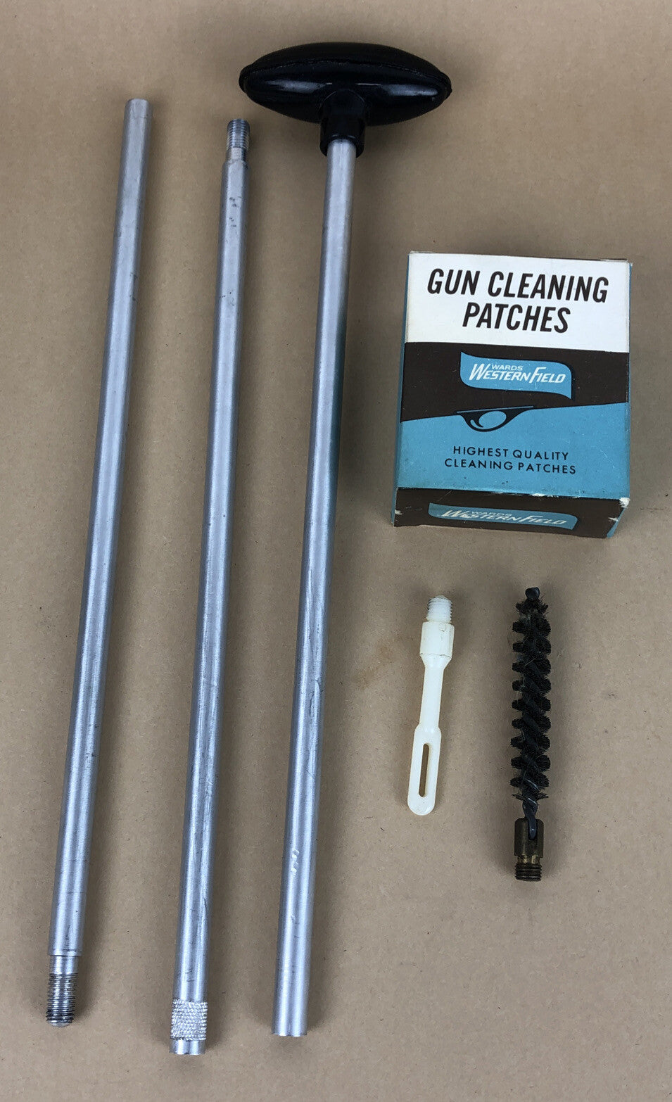 Vintage Ward's Western Field Rifle Gun Cleaning Kit - LOOK