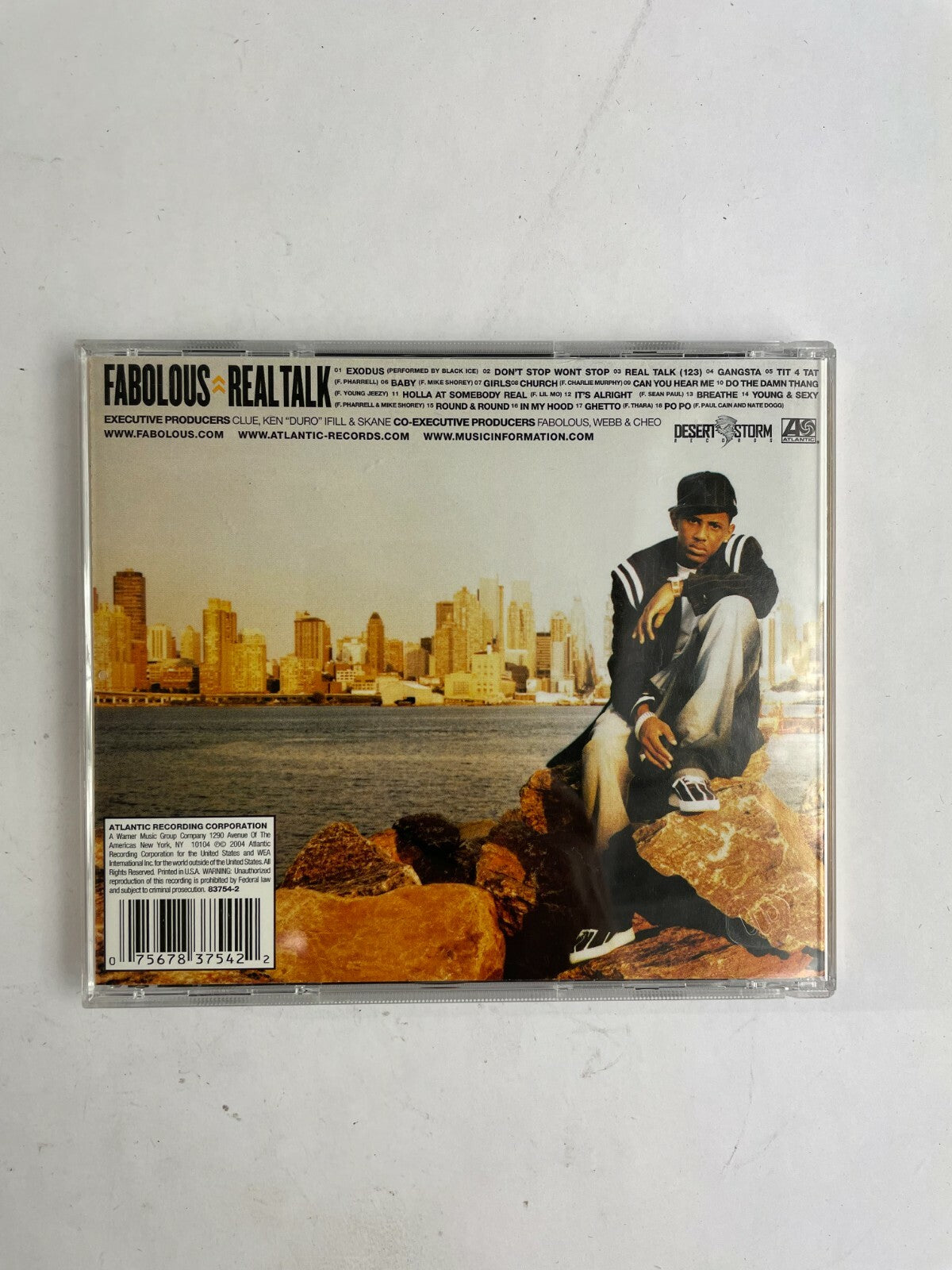 Fabolous Real Talk Exodus Don't Stop Wont Stop RealTalk Gangsta Breathe Disc Q11