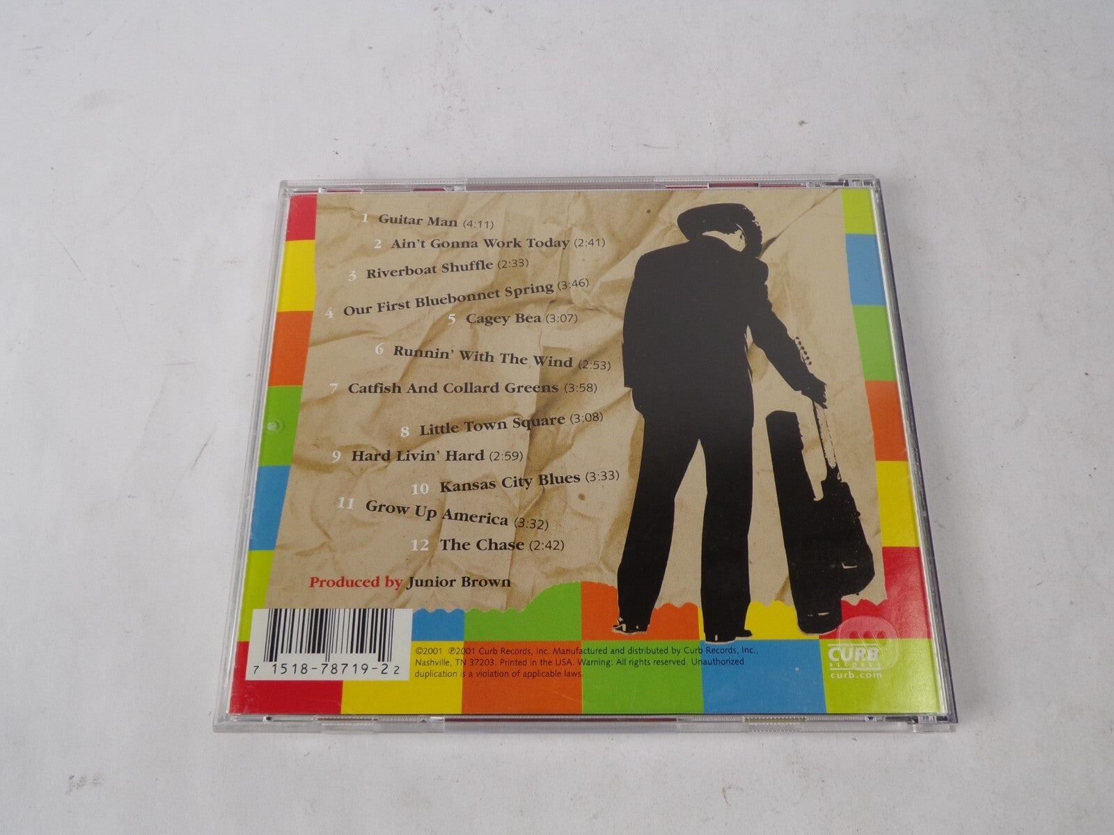 Junior Brown Mixed Bag Guitar Man Ain't Gonna Work Today Riverboat Shuffle CD#41