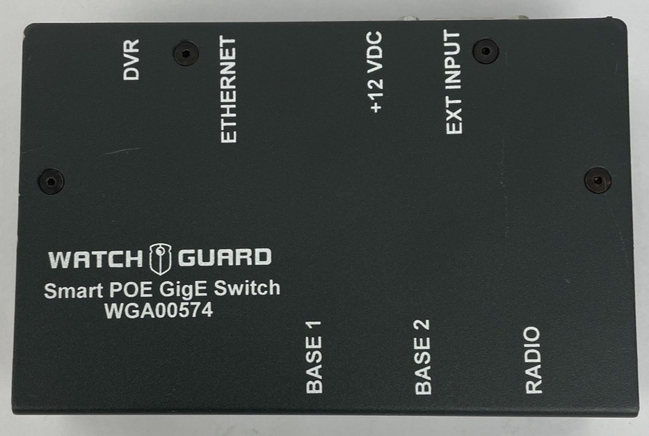 Watchguard Motorola WGA00574 Smart POE GigE Ethernet Switch for 4RE DVR System