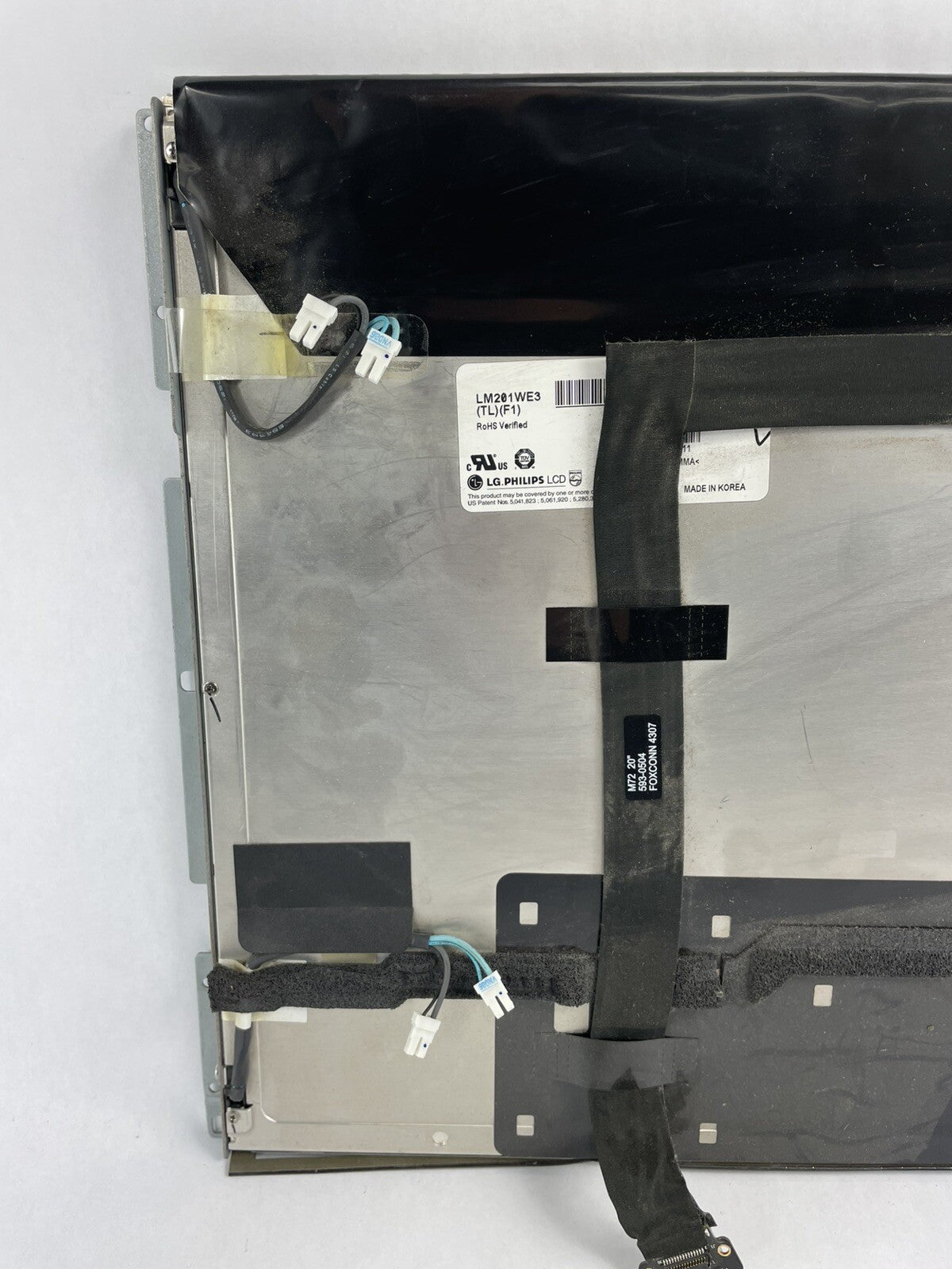 Apple iMac 20" A1224 - Mid 2007 LCD Assembly, LM201WE3(TL)(F1)(F2)(F5)(F6) /