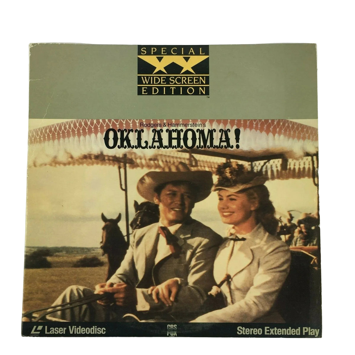 CBS FOX Video Laser Videodisc Rodger&Hammerstein's Oklahoma! Stero Extended Play