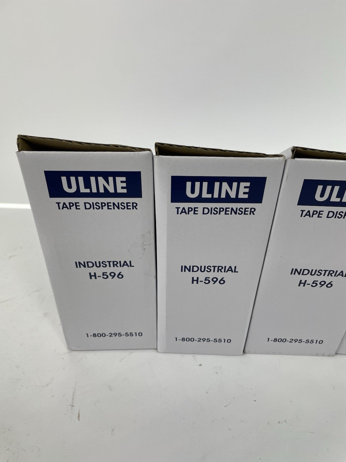 Lot of 4 Uline H-596 Industrial Side Loader Handheld 3" Tape Dispenser Gun NIB