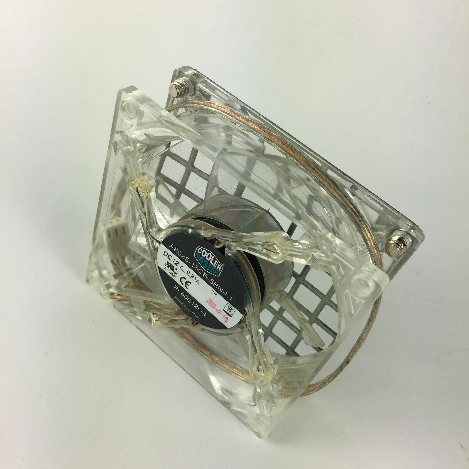 Cool Master A8025-18CB-5BN-L1 DC 12V 0.21A PL80S12L-4