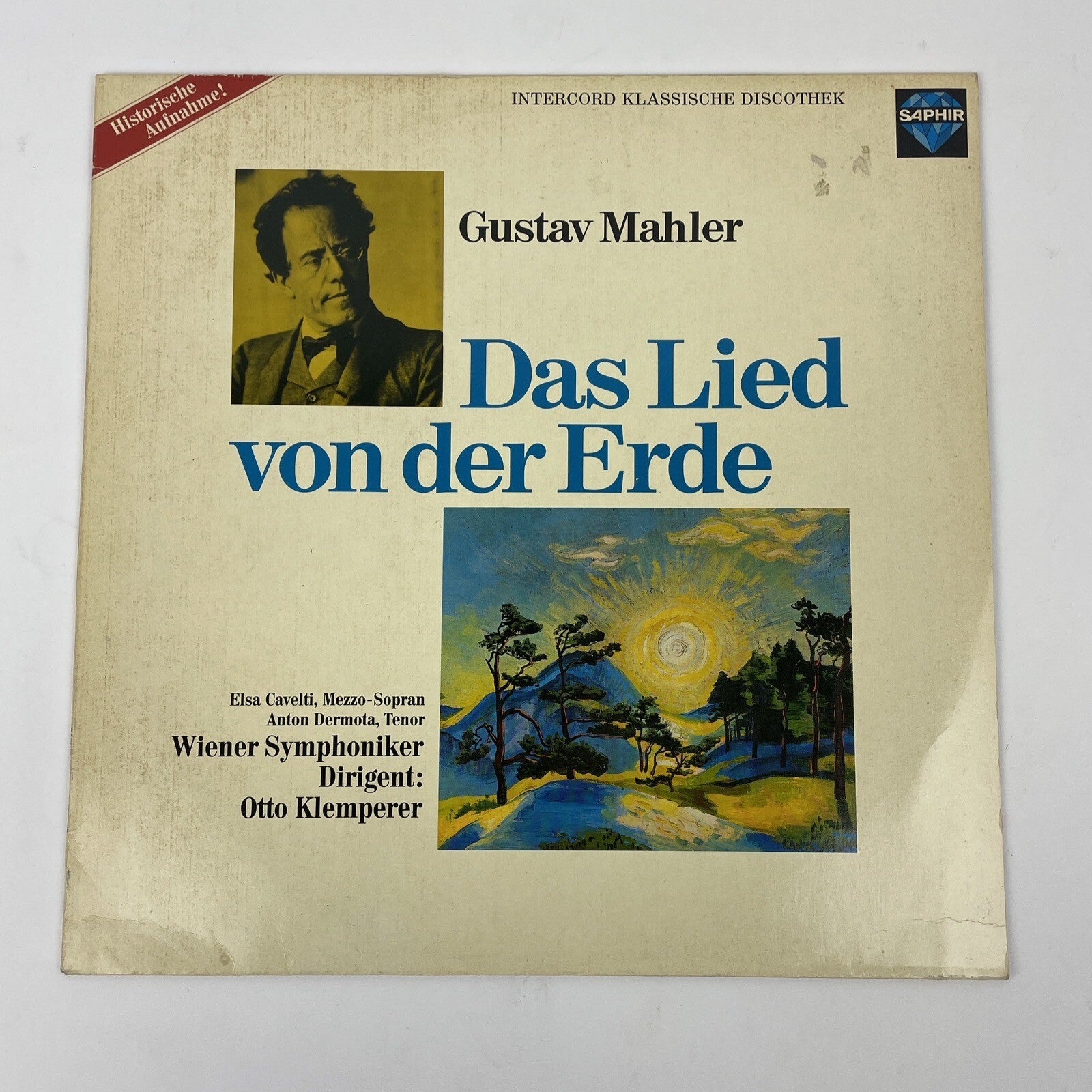 Gustav Mahler : Das Lied von der Erde Saphir Records Intercord Klassische Disco