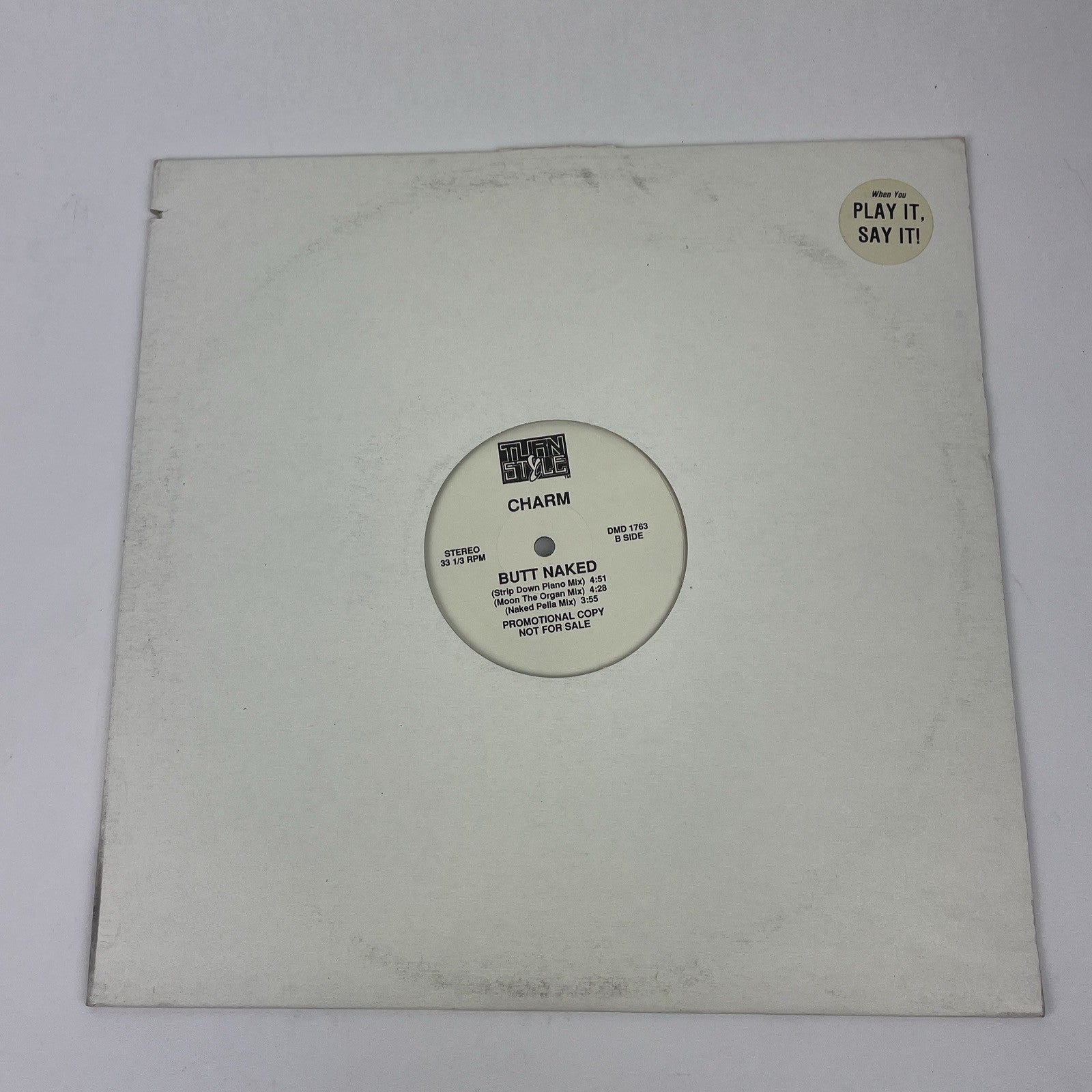 DJ Charm, Butt Naked LP Vinyl Record TurnStyle Records Promotional Copy