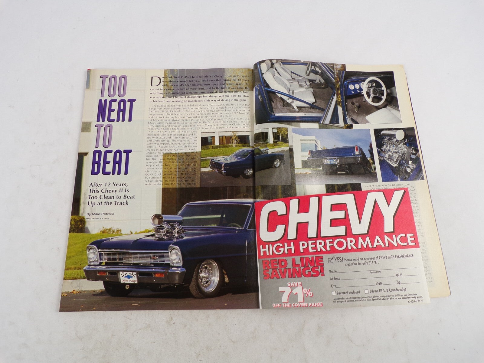 April 1998 Chevy High Performance Killer Camaros! Pro Touring What Is It? Why