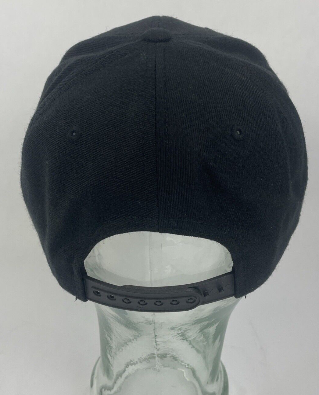 The Classics Yupoong Adjustable Snapback Black Baseball One Size Cap Hat C LOGO