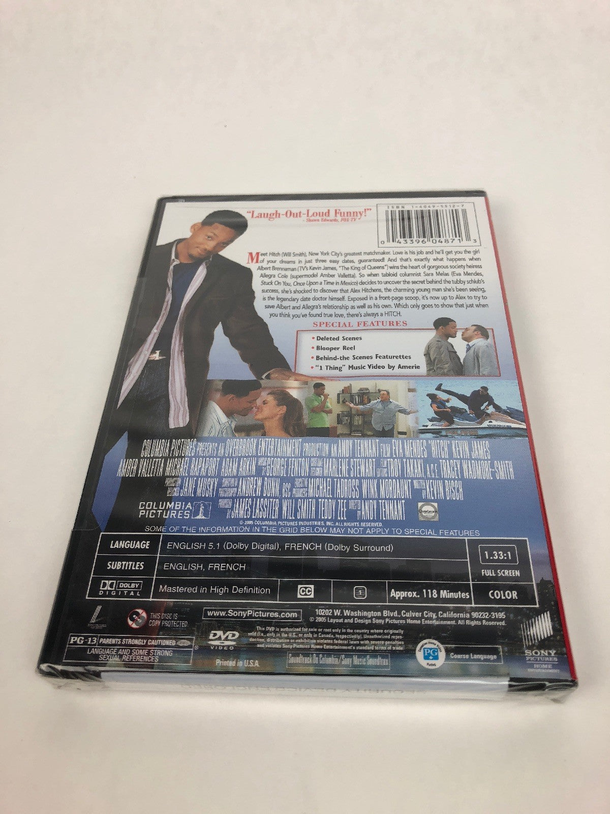 New DVD Hitch (Fullscreen Edition), , Will Smith, Eva Mendes, Kevin James (III),
