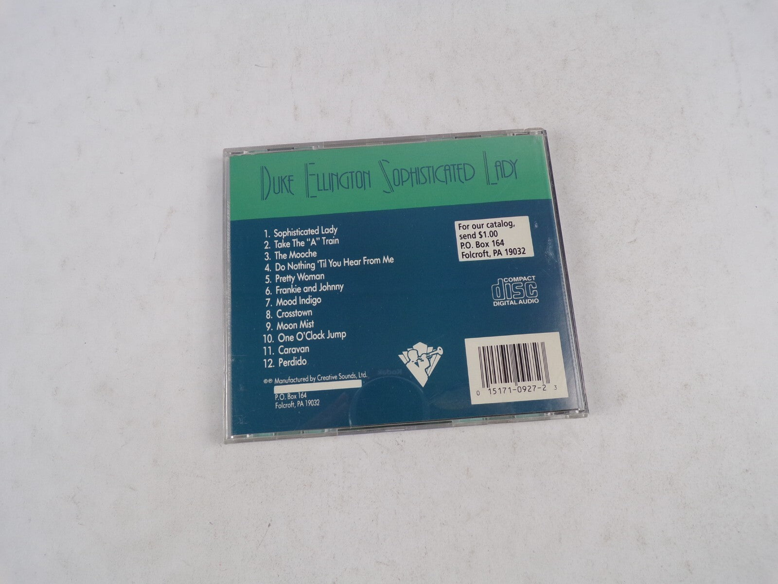 Duke Ellington Sophisticated Lady Take The "A" Train The Mooche Do Nothing CD#34