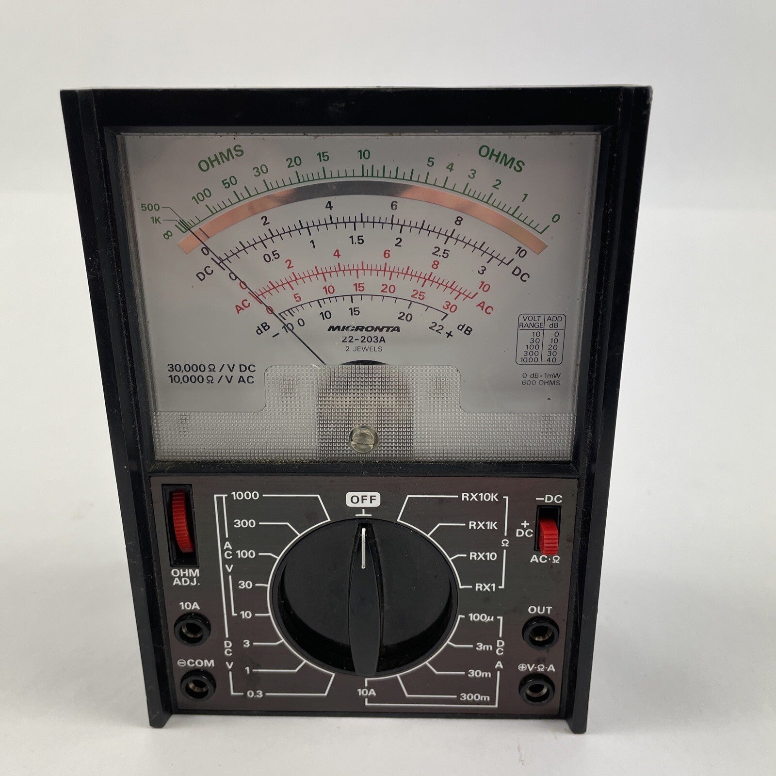 VINTAGE MICRONTA MUMTITESTER CAT NO. 22-203A - Excellent Condition LOOK
