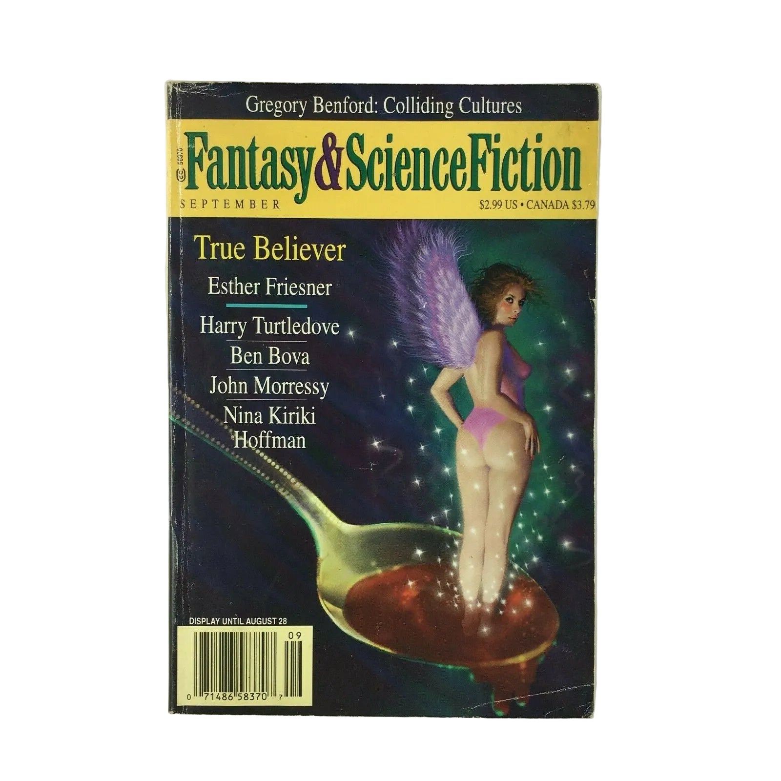 September Fantasy & Science Fiction Magazine TrueBeliever EstherFriesner BenBova