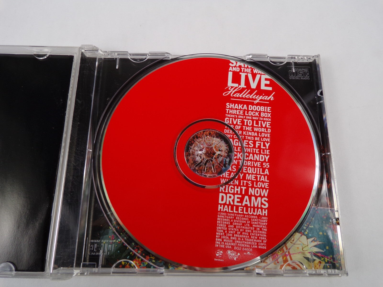 Sammy And The Wabo's Live Halleluiah Shaka Doobie Heavy Metal Dreams CD#58