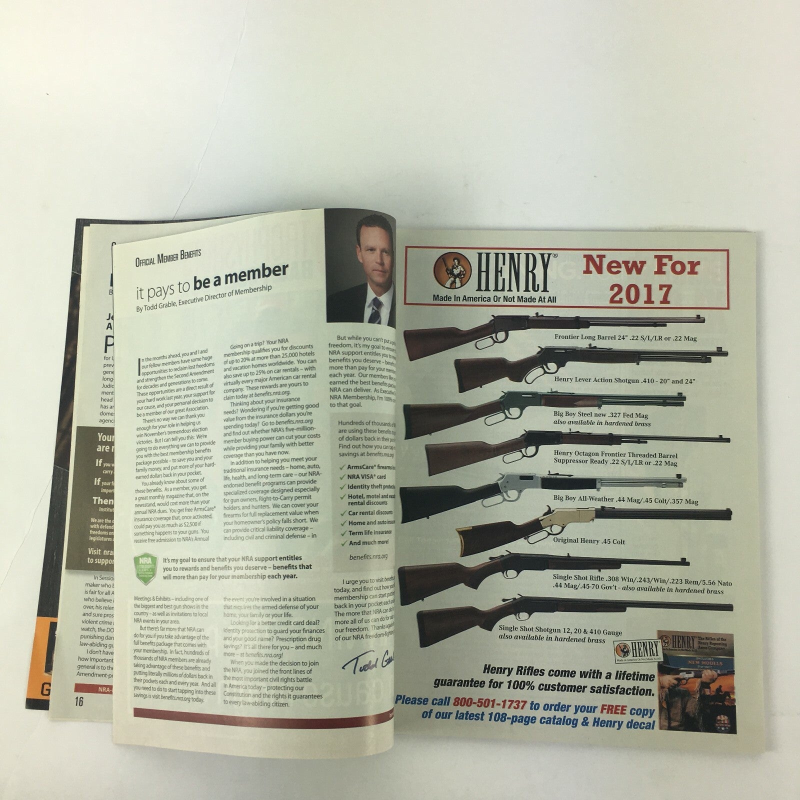 February 2017 American Rifleman Magazine Fight the Smear Merchants Harry Reid