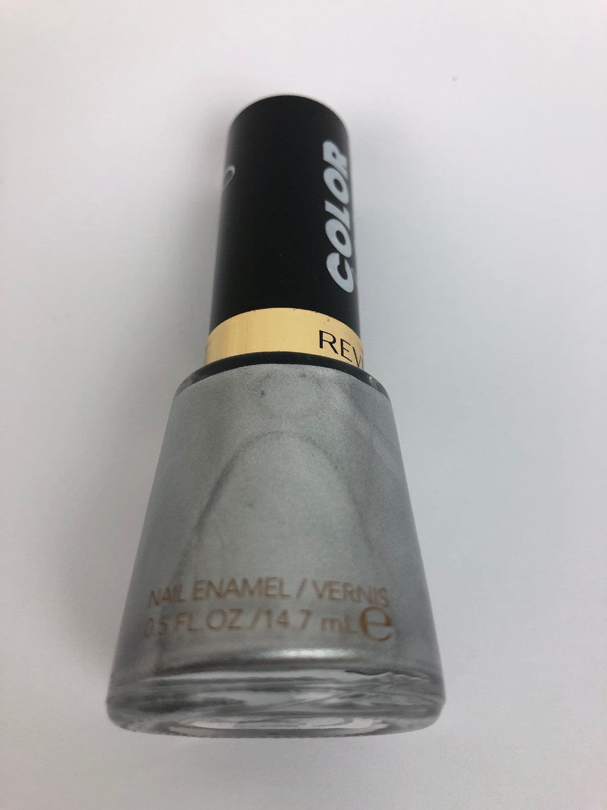 Lot of 2 x Revlon Nail Enamel Polish .5 Fl Oz Silver Base Coat #001