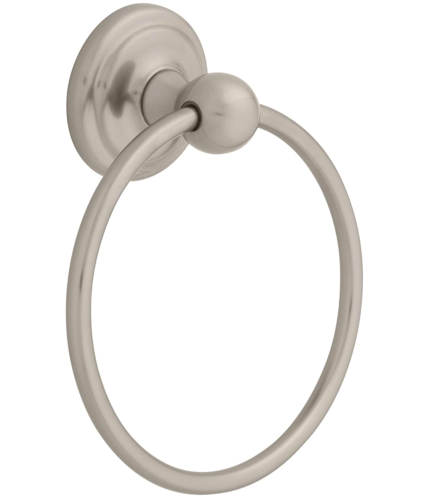 OEM Franklin Brass Hand Towel Holder Satin Nickel Towel Racks for Bathroom Wall