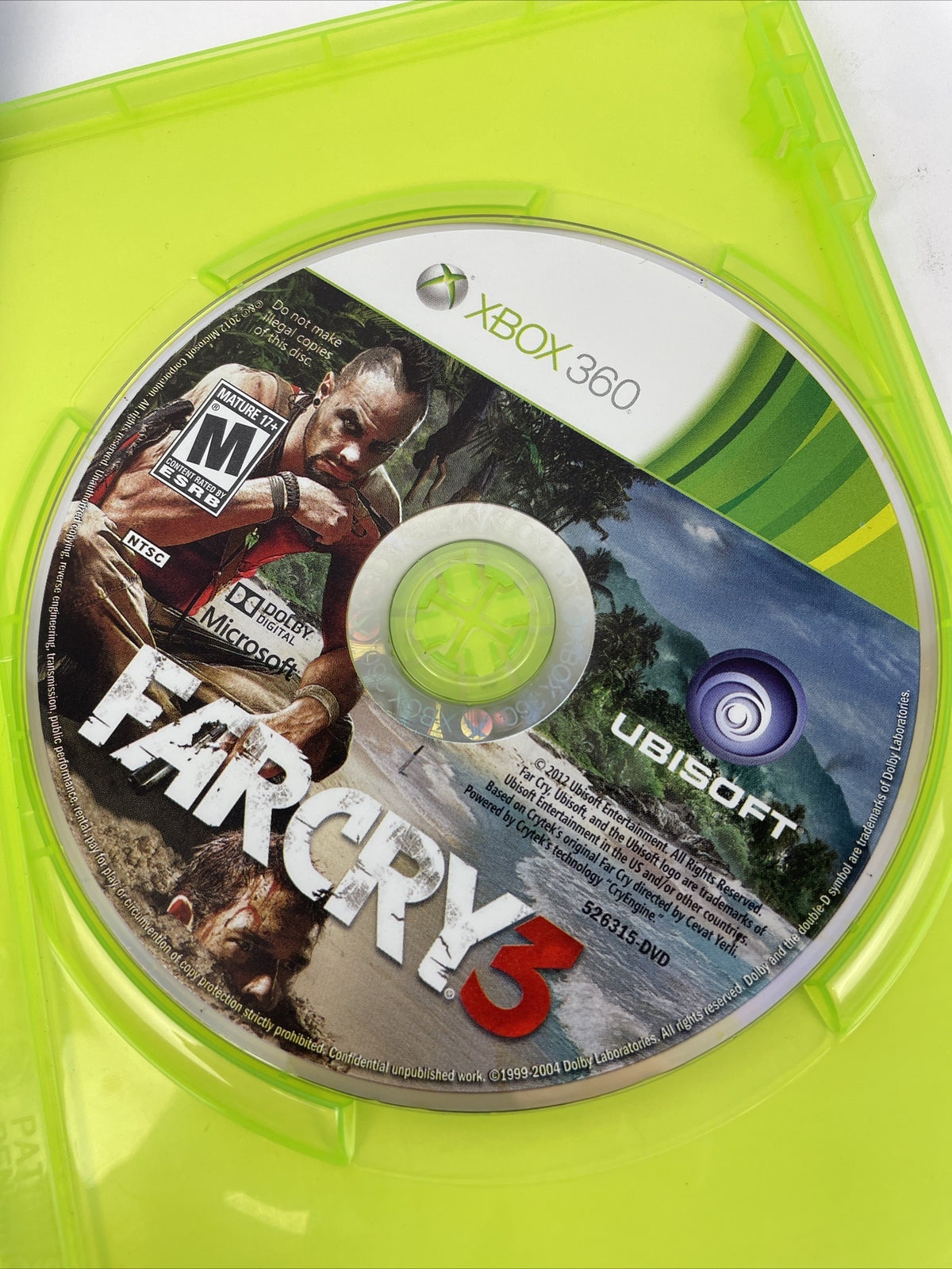 Farcry 3 FARCRY3 Microsoft Xbox 360 Complete with Manual UBISOFT 17+ - USA SHIP
