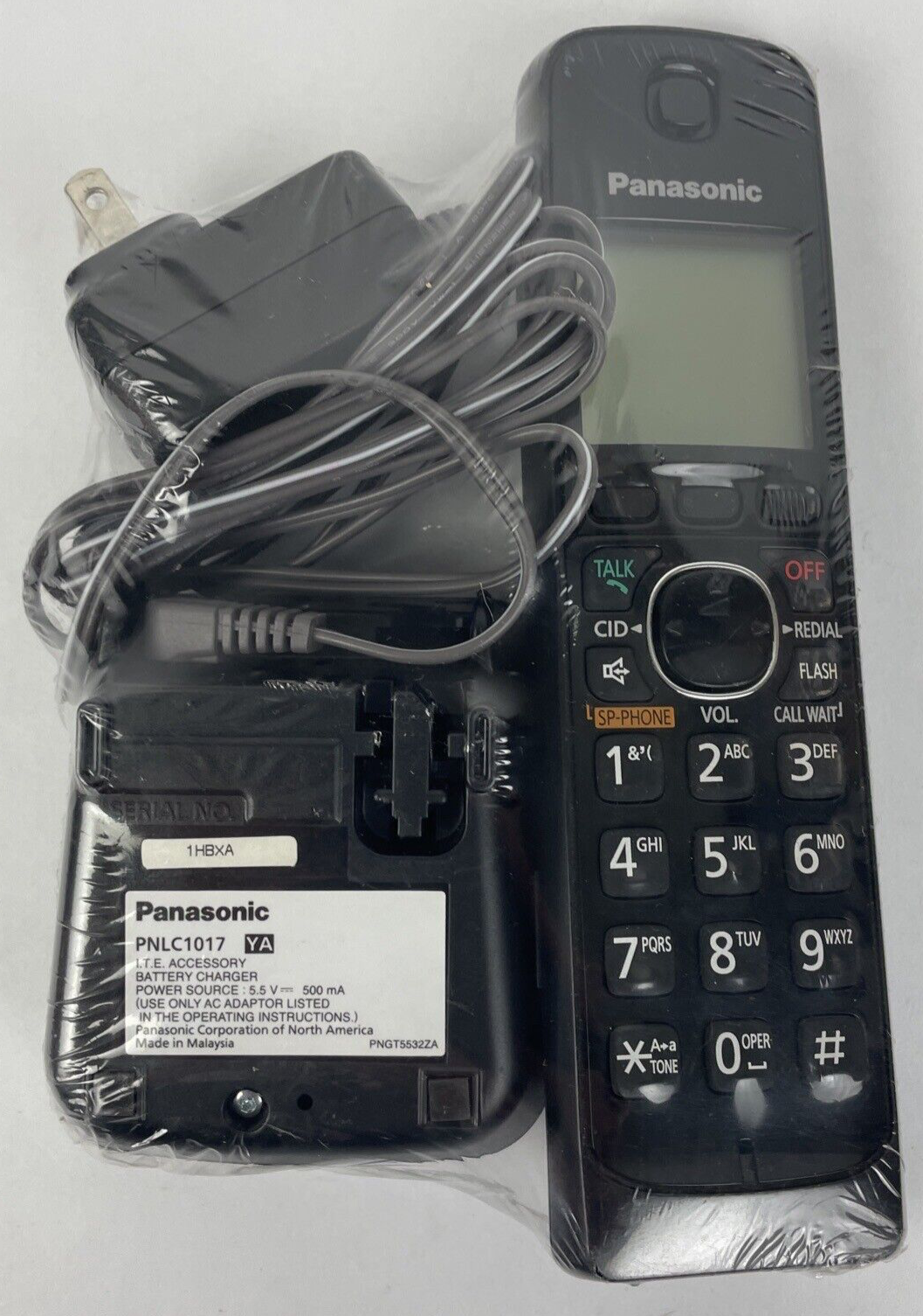 Panasonic KX-TGA660 Cordless Phone Handset Replacement w/ Base & AC Adapter