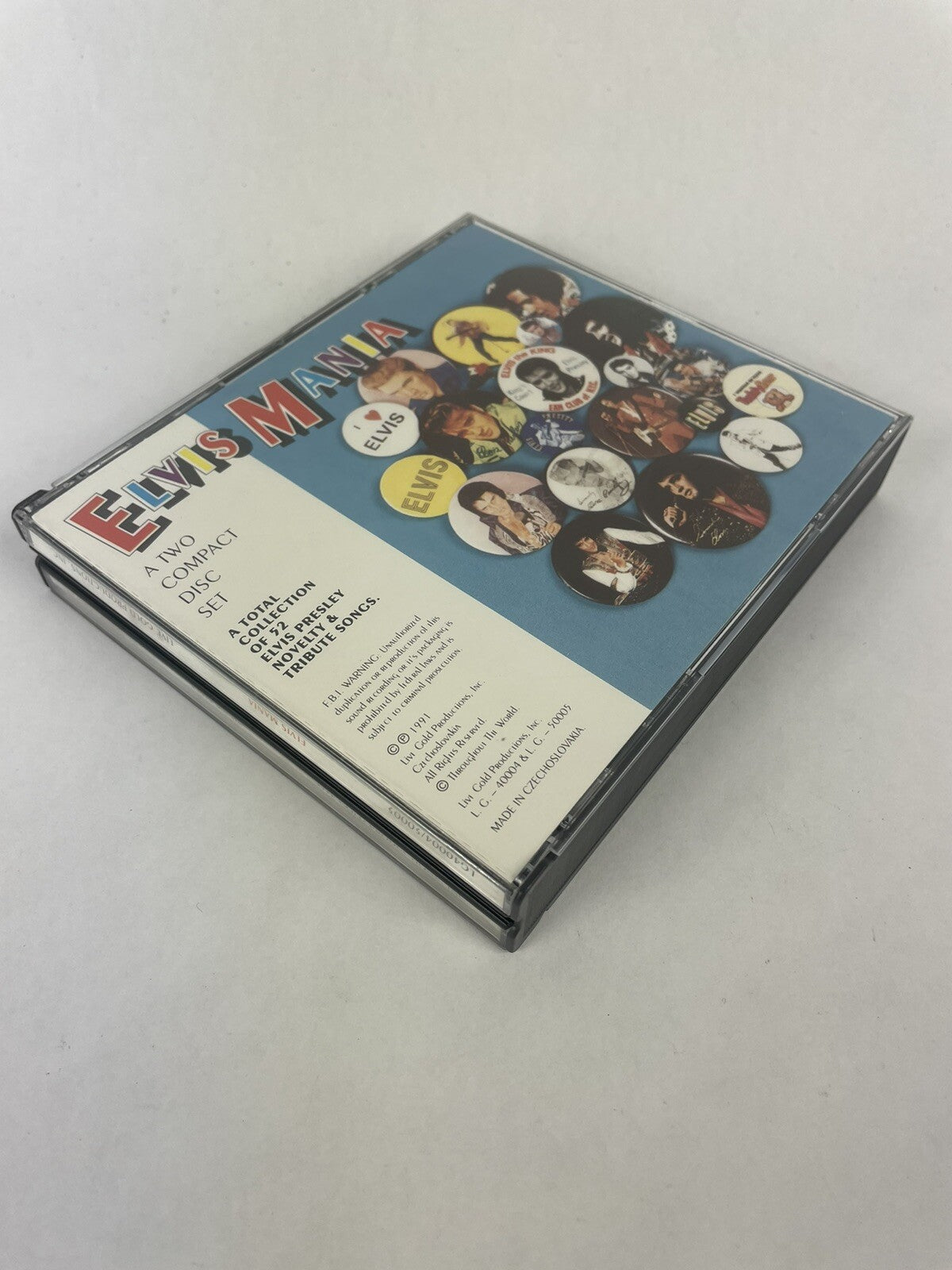 Elvis Mania Double CD, 1991 Czechoslovakian Import #8