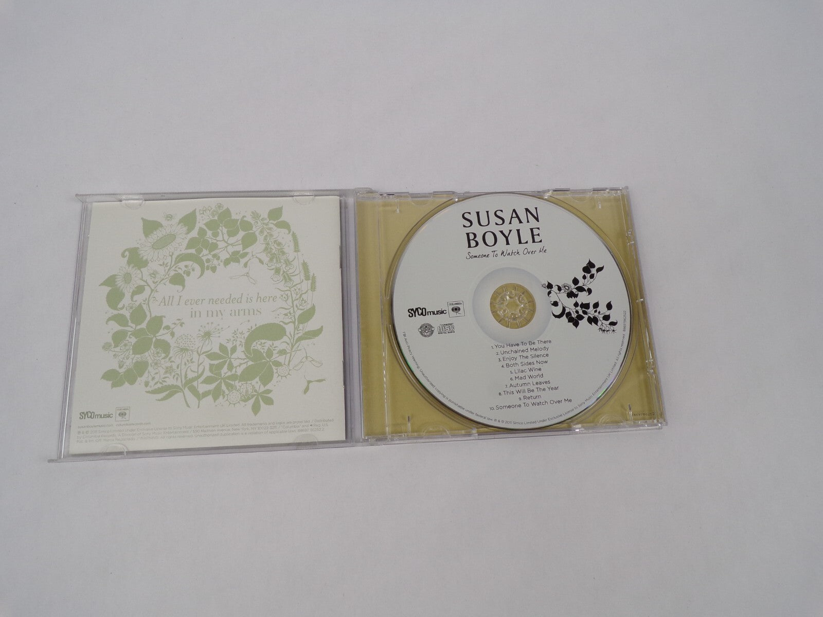 Susan Boyle Someone To Watch Over Me You Have To Be There Unchained MelodyCD#63