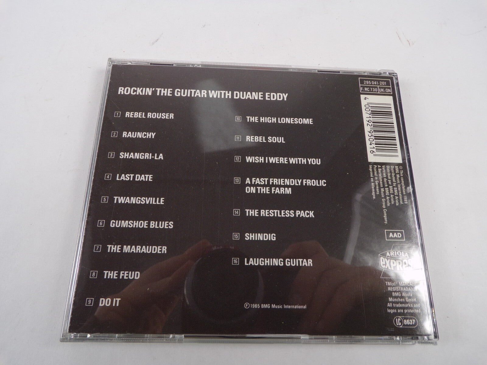 Rockin The Guitar With Duane Eddy Rebel Rouser Last Date The Feud RebelsoulCD#62