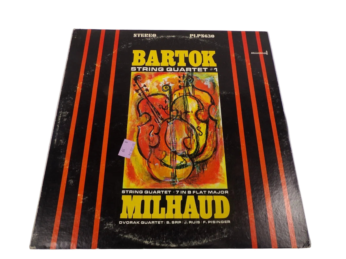 Bartok String Quartet #1 String Quartet #7 In B Flat Major Milhaud Dvorak Quart