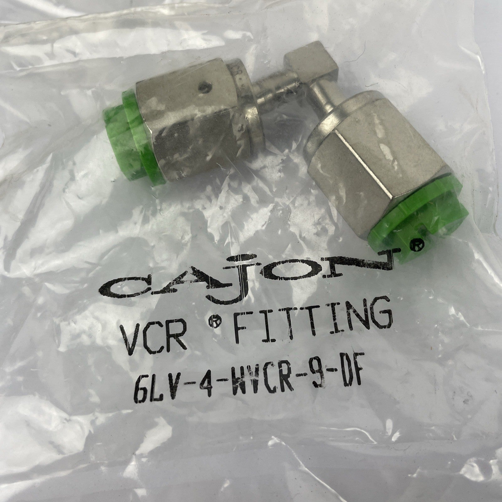 CAJON / Swagelok 6LV-4-WVCR-9-DF 316L VAR Welded VCR Face Seal Fitting FNSP