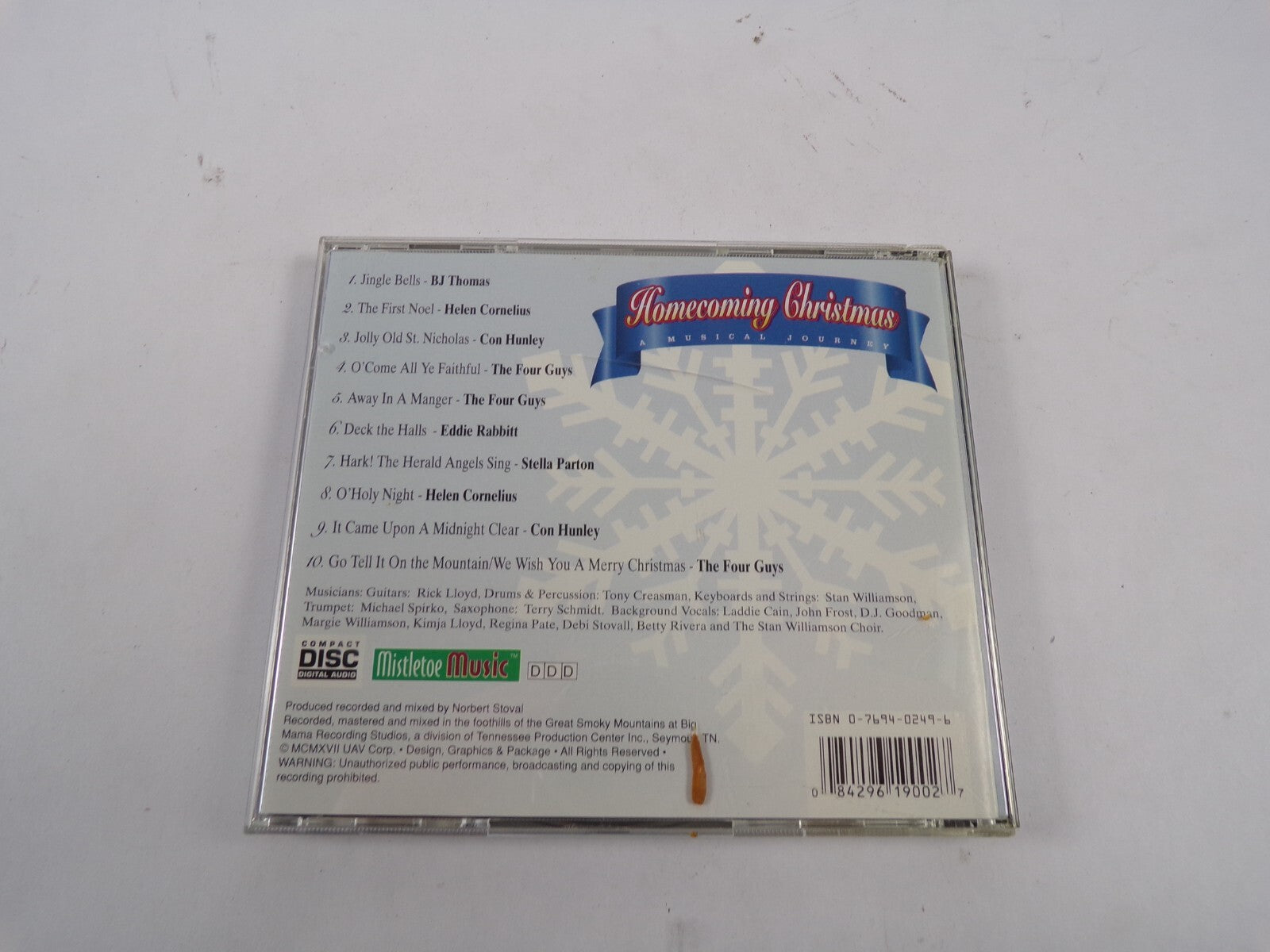 Homecoming Christmas A Musical Journey Heartwarming Christmas Music CD#51