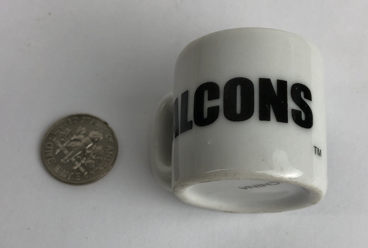 Vintage NFL Mini Coffee Cup Mug Atlanta Falcons 1.25" Collectible Miniature