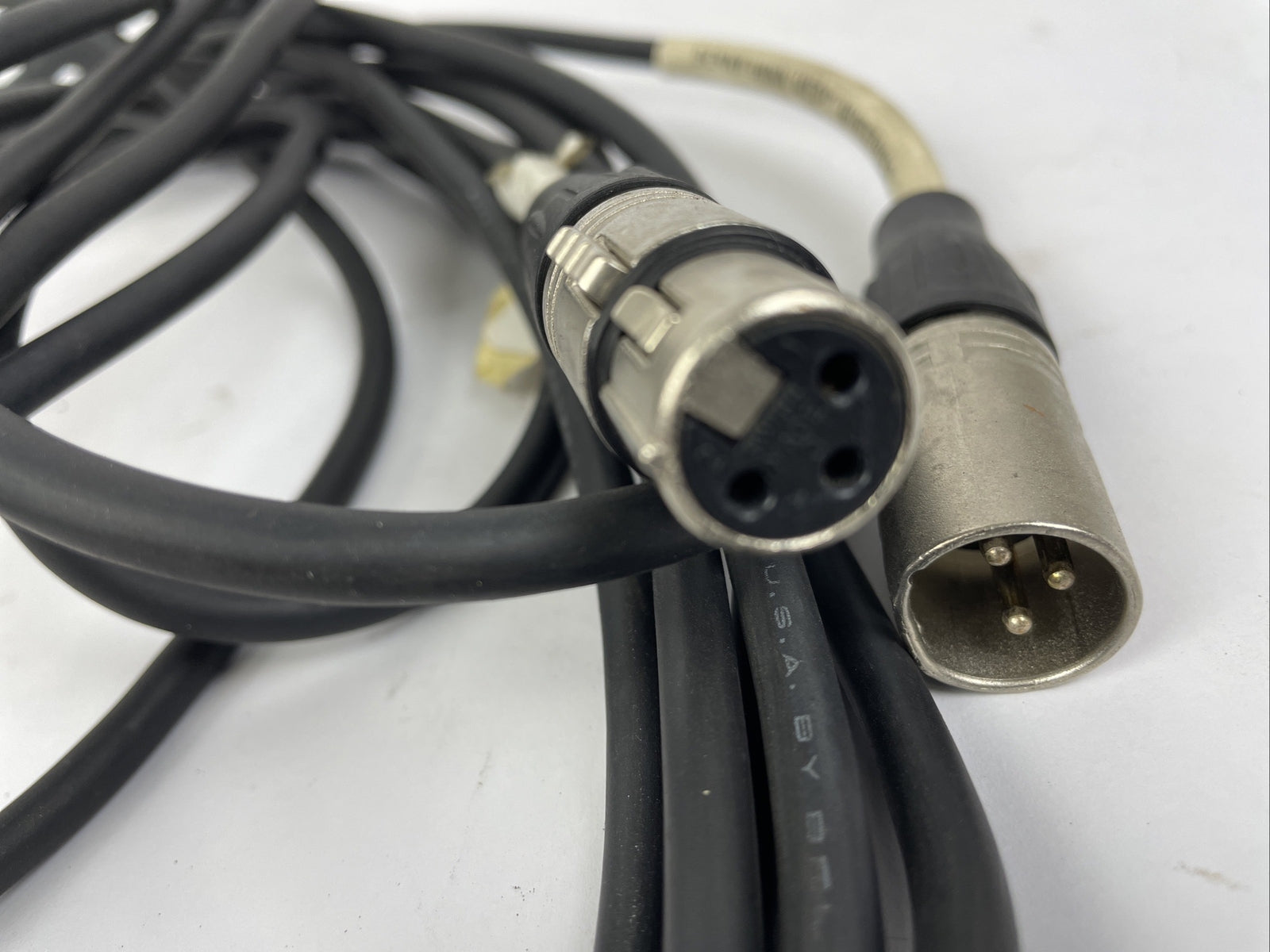 Neutrik XLR Microphone Cable Male To Female 3-Pin Mic Audio Lead 30ft Black