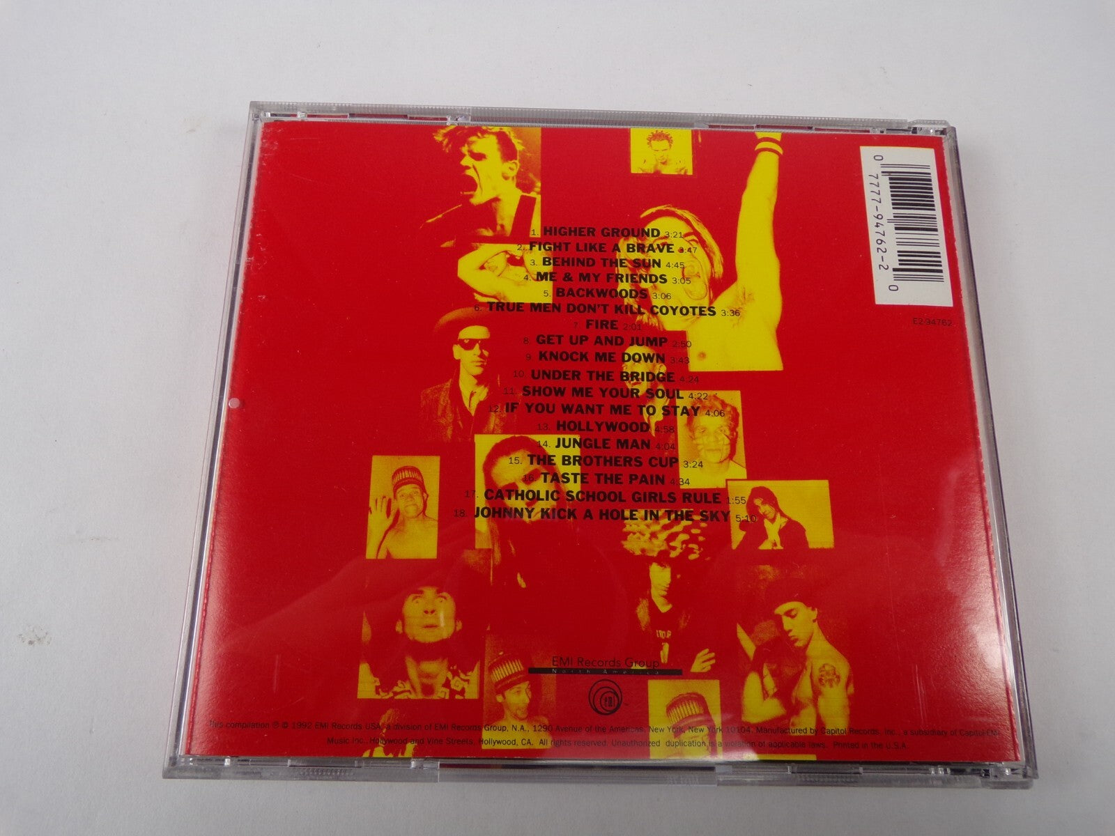 Red Hot Chili Peppers What Hiits Fight Like A Brave Fire Knock Me Down CD#53