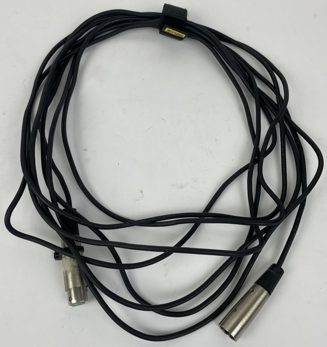 SWITCHCRAFT XLR Microphone Cable Male To Female 3-Pin Mic Audio Lead 24ft BLK