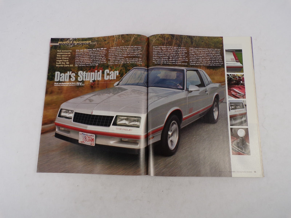 August 2010 Muscle Machines Magazine Berger Camaros One Origial Owner 3 Rare Edi