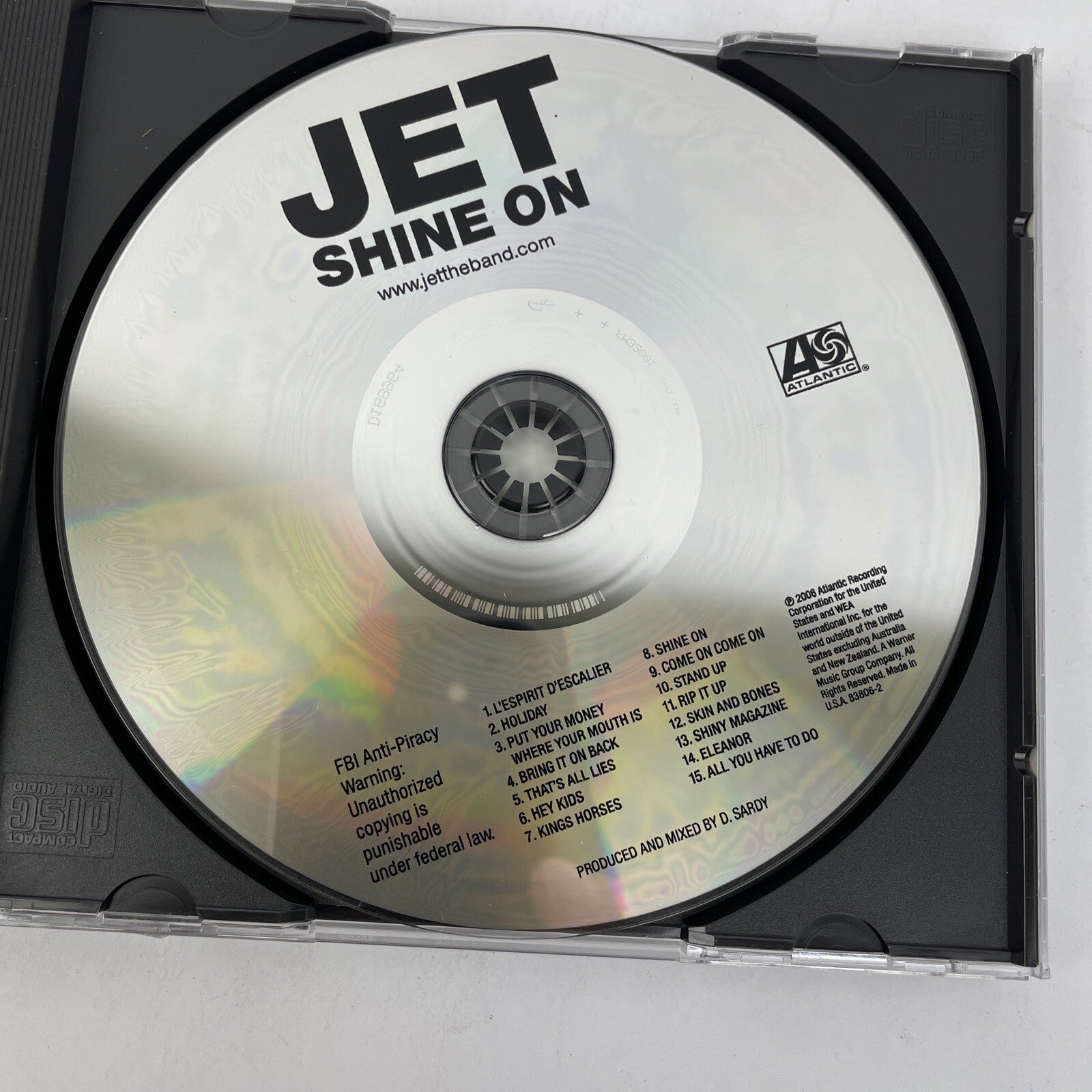 2 x " JET " GET BORN (2003) & SHINE ON (2006 Atlantic) Digital Audio CD Lot -JK