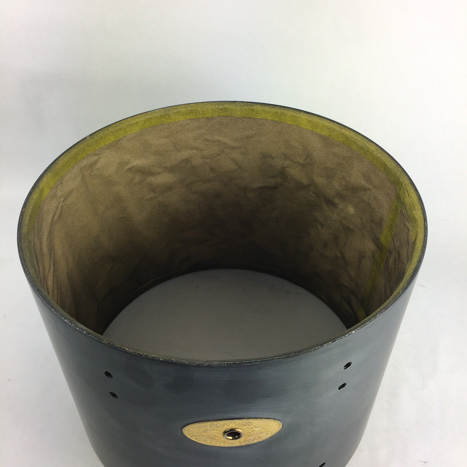 Premier Artist Maple 13” Tom Drum Shell - Unfinished Raw Black