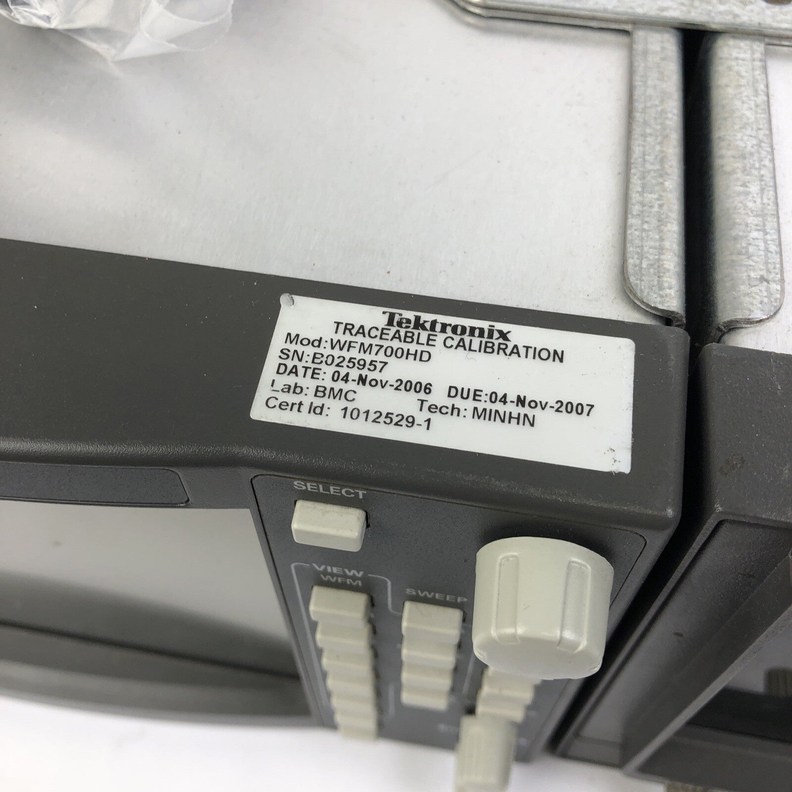 Tektronix WFM 601i + Tektronix WFM 700 Duel Half Rack Rackmount Deluxe Case LOOK