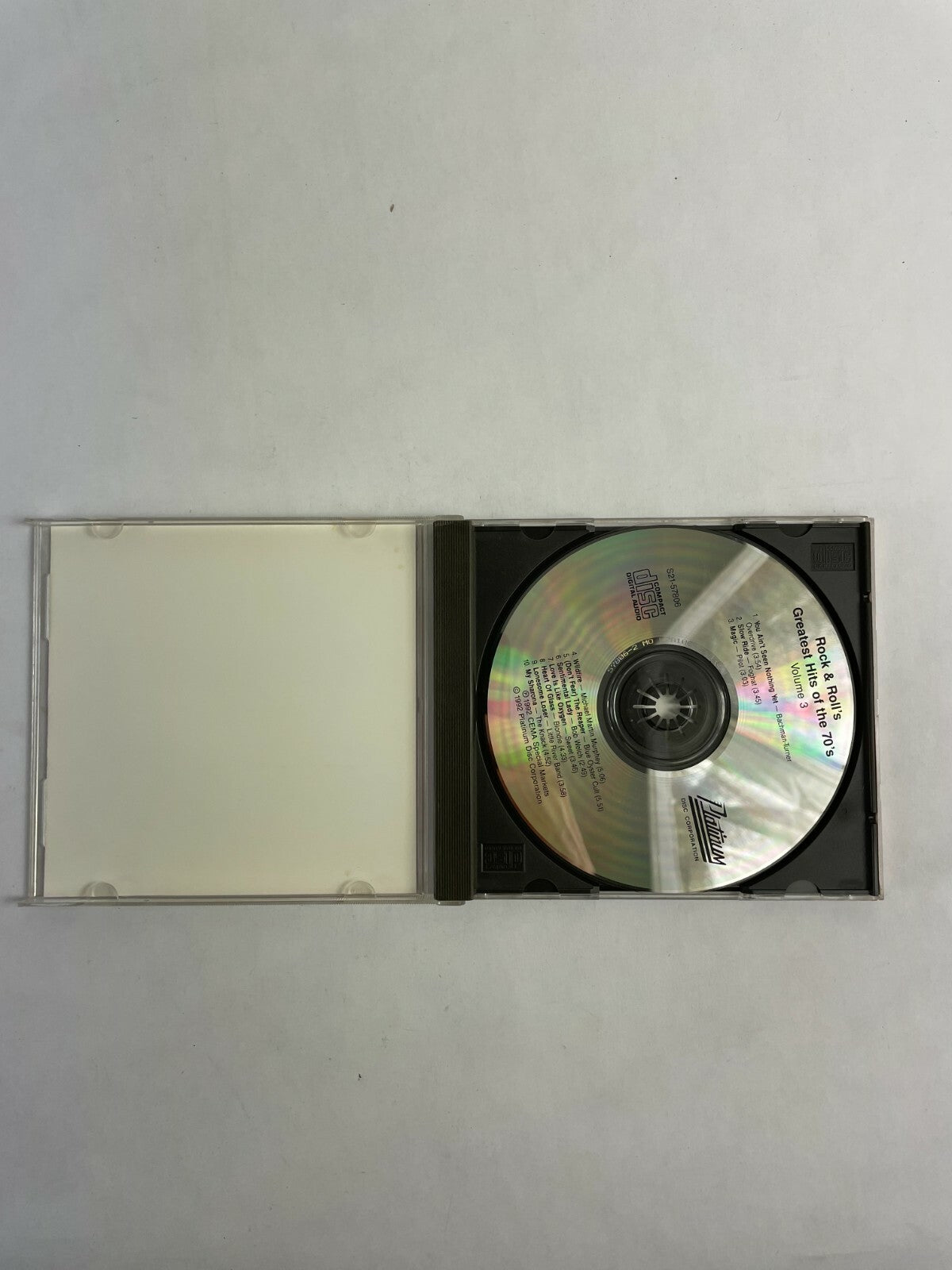 Platinum's Rock'n Roll Special Collection Edition The Greatest Hits 70's CD Q2