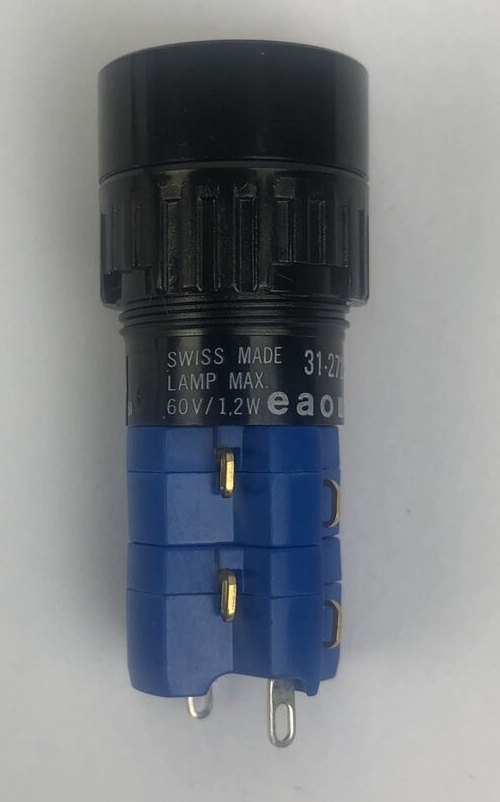 EAO 31-272-025 31272025 Round Push Button Switch -Swiss Made - NOS