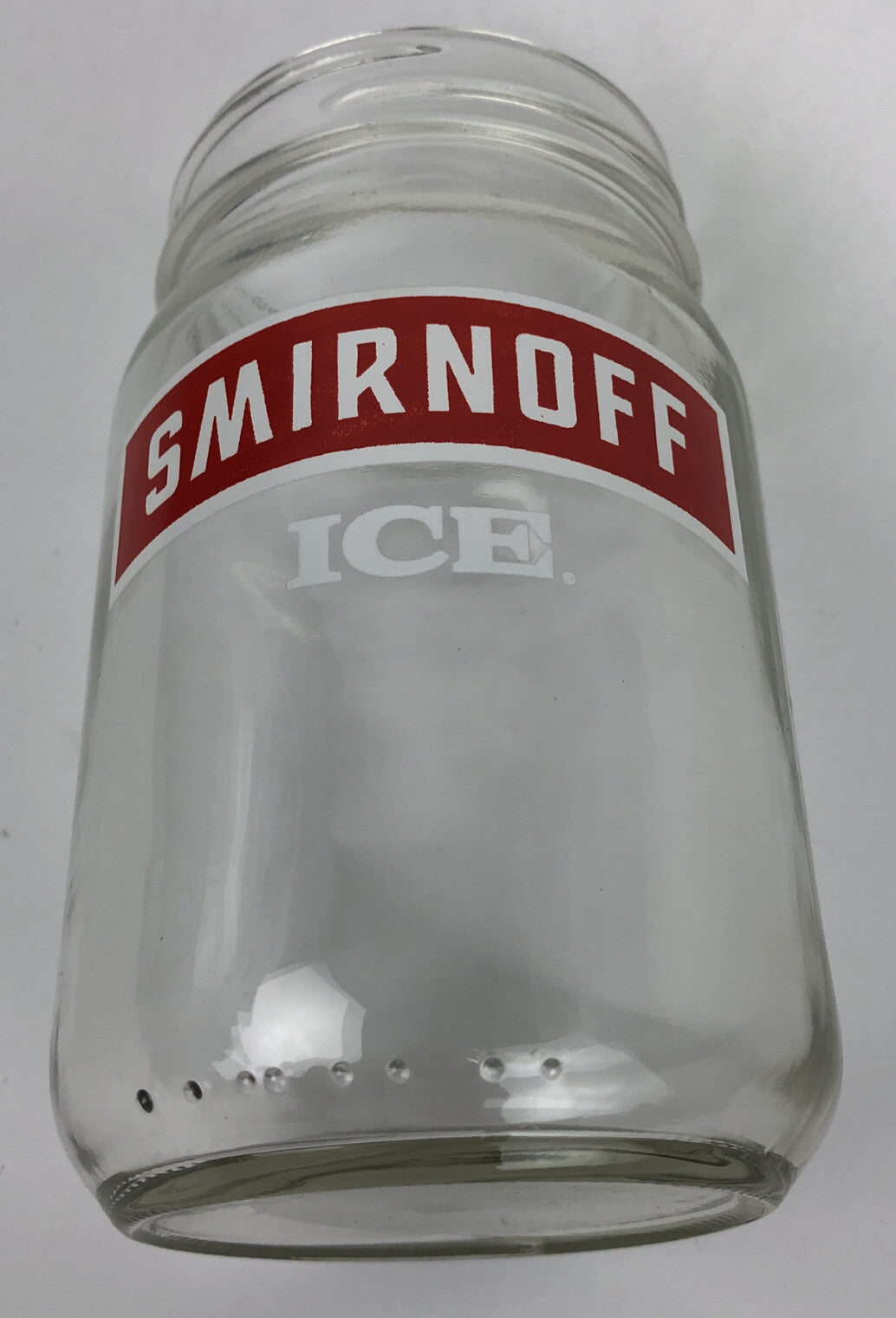 Lot of 11 x Smirnoff ICE Vodka Glass Mason Jar 1 pint 16oz Moonshine Jug NOS
