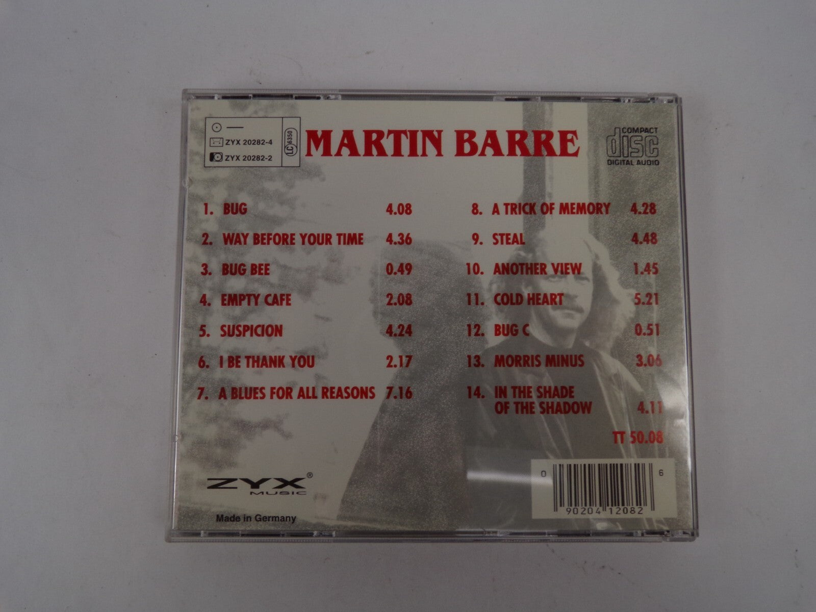 Martin Barre A Trick Of Memory Empty Cafe Suspicion I Be Thank You CD#38