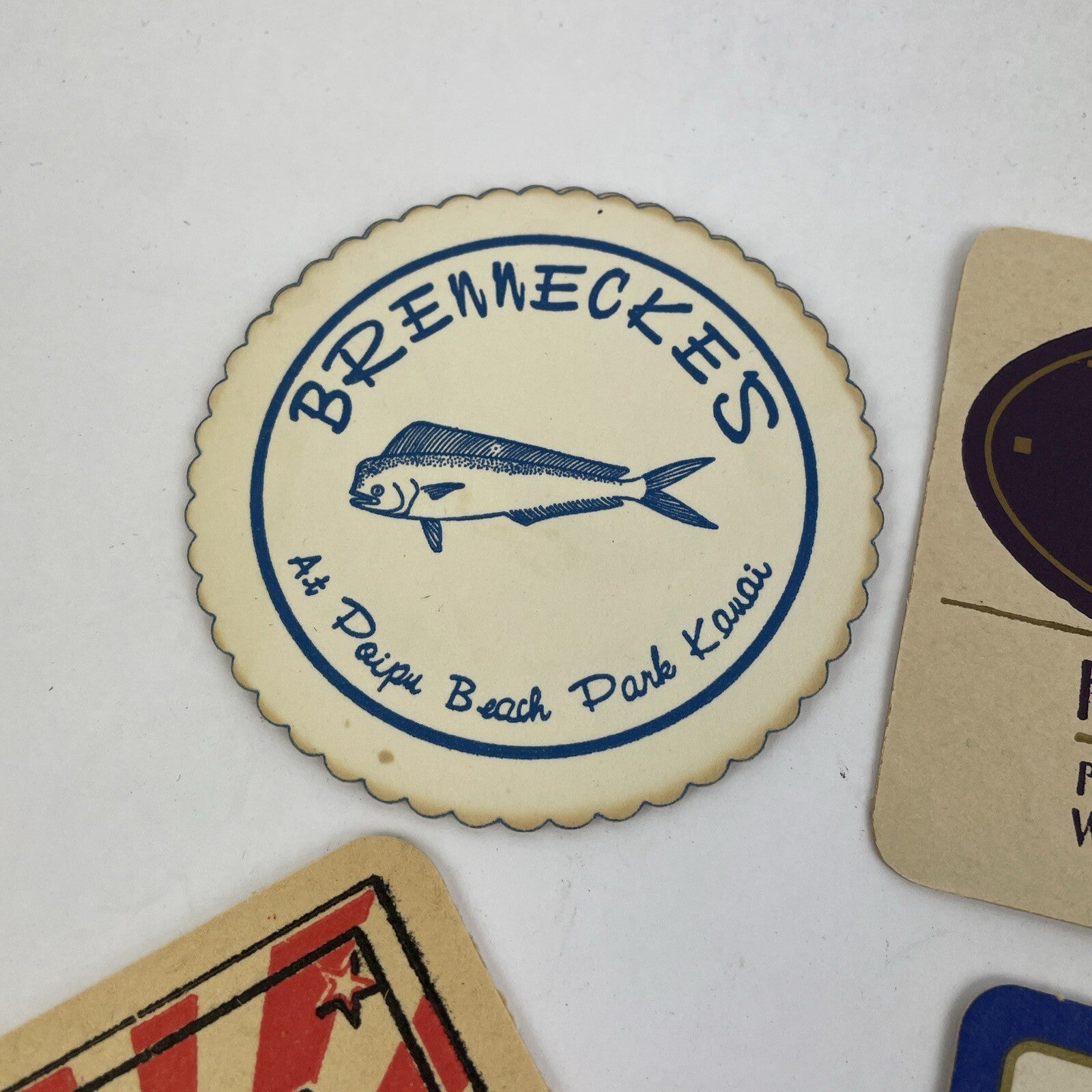 Retro Beer coasters Lot of 20 ALL DIFFERENT Import & Domestics Home Bar Vintage