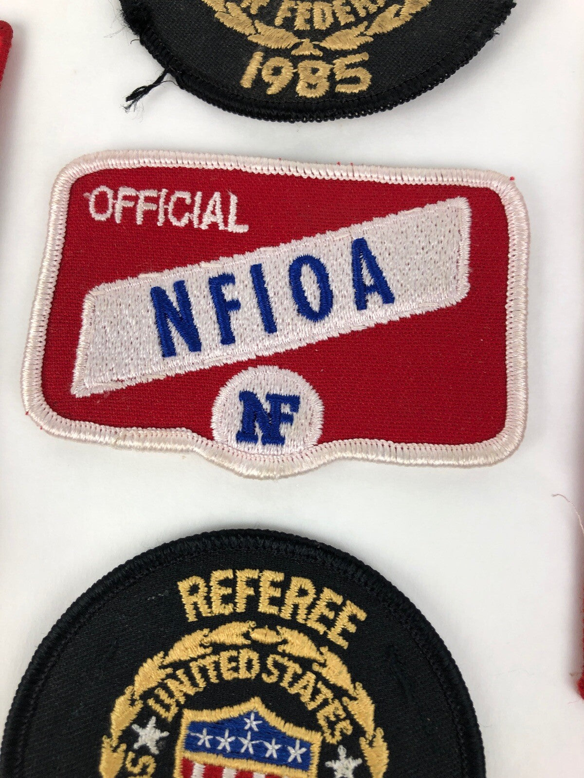 NFIOA National Federation Interscholastic Officials Association Patch Lot Of 5