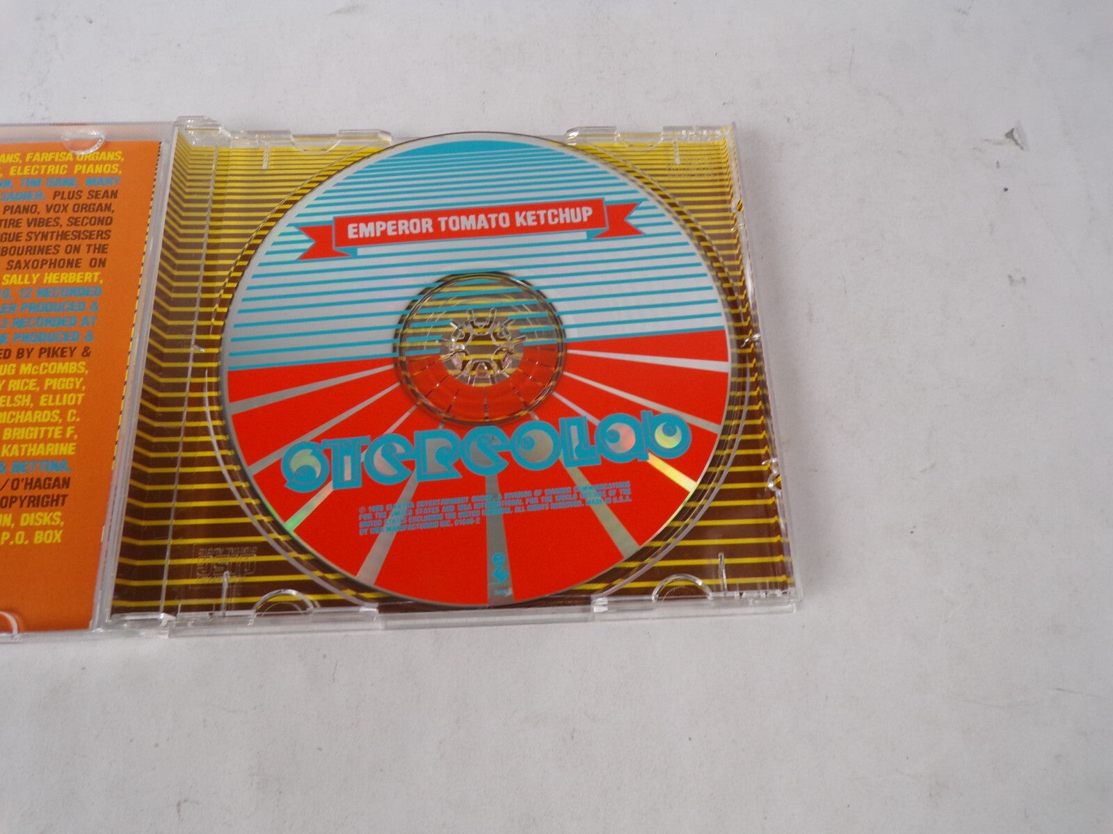 Emperor Tomato Ketchup Stereolab Metronomic Underground Cybele's Reyerie CD#41