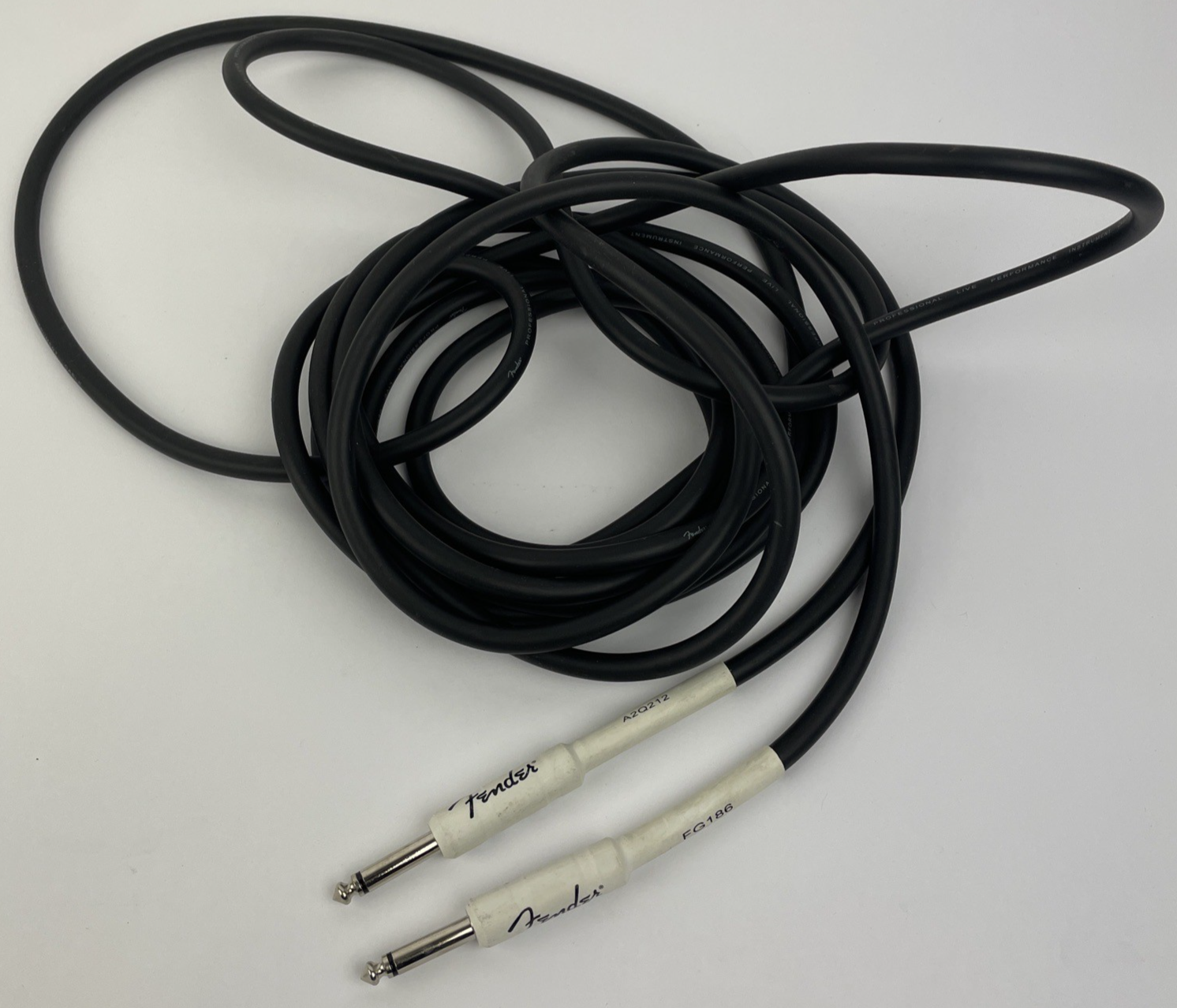 OEM FENDER 18.6 ft Instrument Microphone Guitar Cable # FG186 5.5m