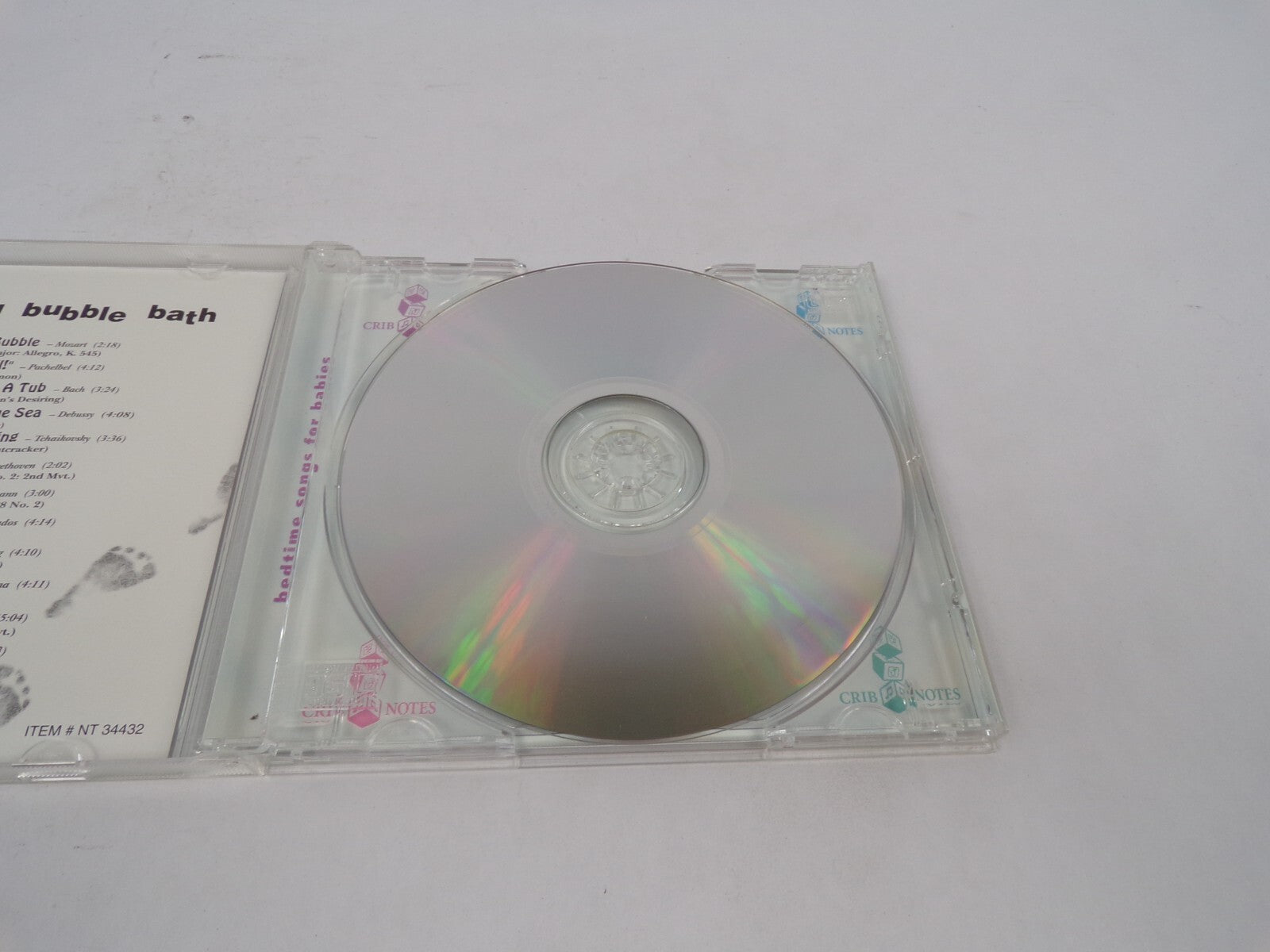 Soothing Bubble Bath Burst My Bubble Cannonball - Three Babies In A Tub CD#68