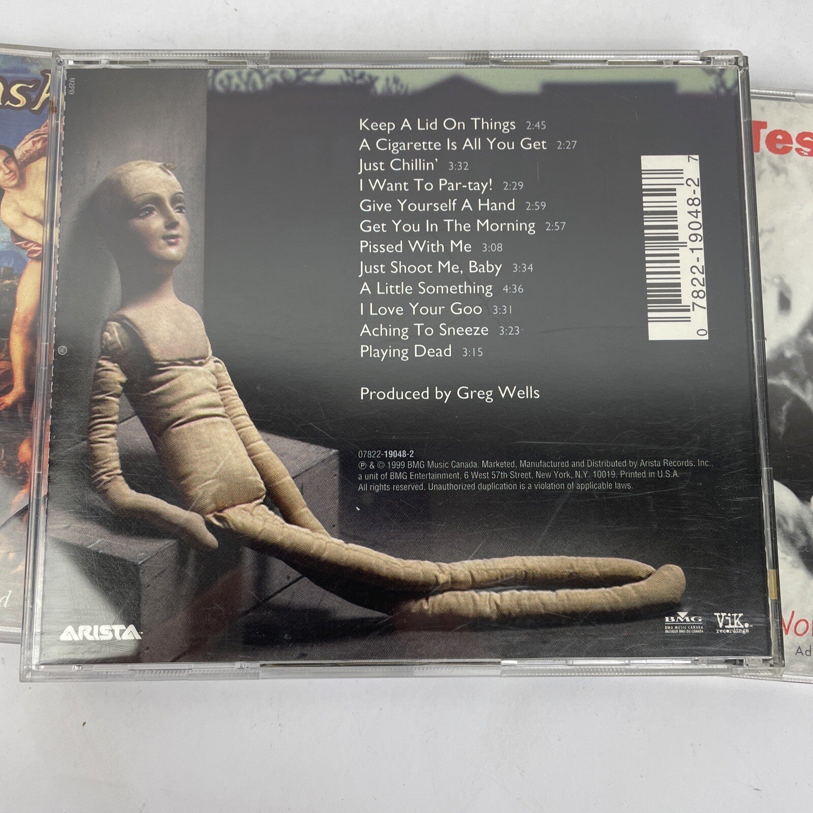 Crash Test Dummies CD Lot of 3 Give Yourself A Hand & A Worm's Life God Shuffled
