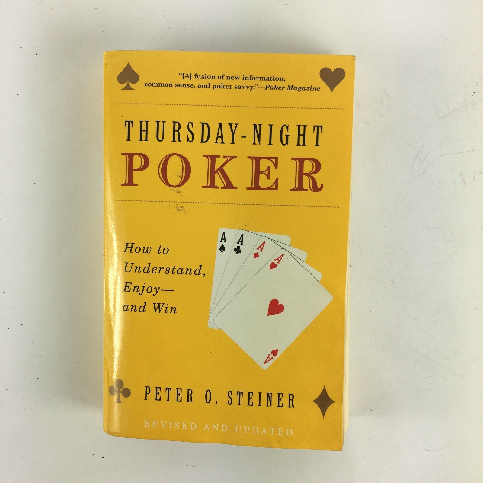 Thursday Night Poker Peter O.Steiner Mike Caro Herbert Yardley Anthony Holden