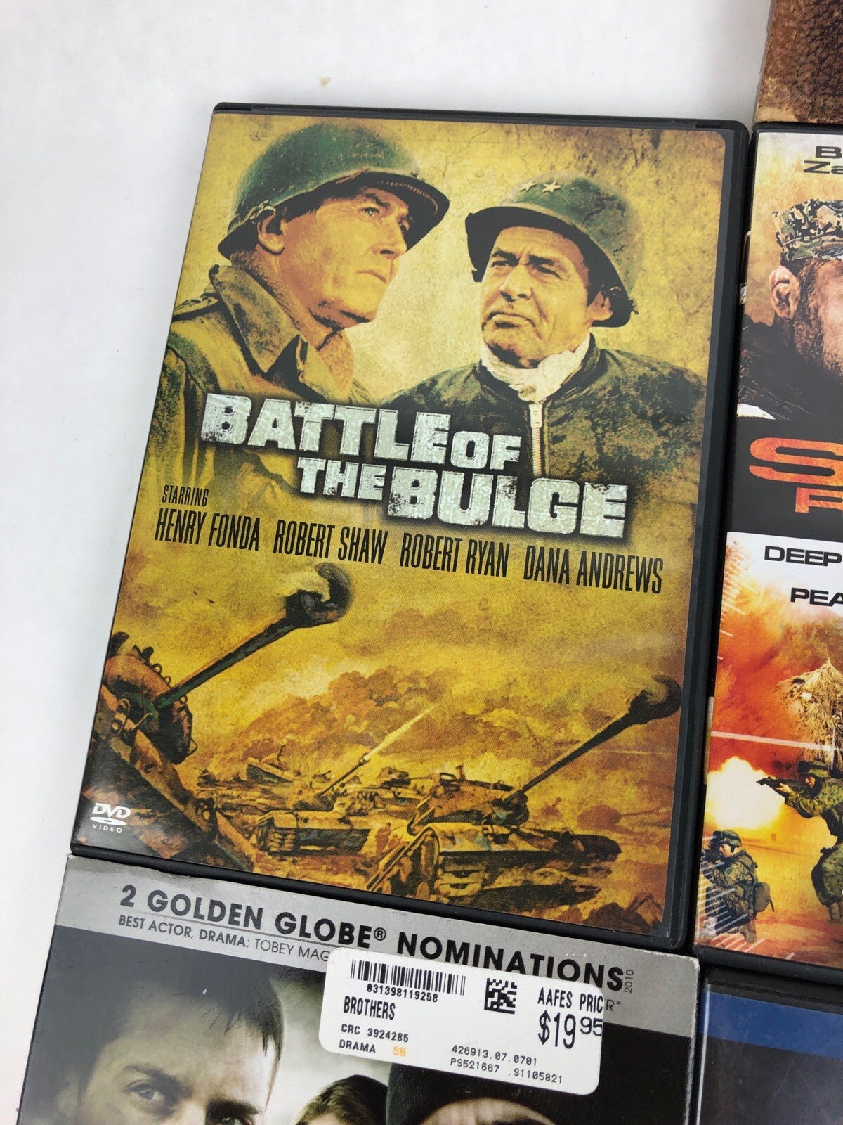 7 x War movie DVD lot Brother Fly Boys Pearl Harbor AnnapolisSniper Reload VGC