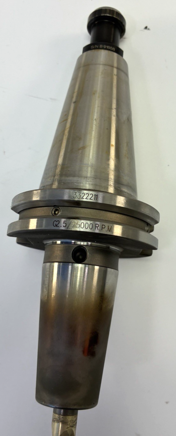 Haas 04-0045 CT40 3/8" Shrink Fit Tool Holder 3.15" TSC 25K RPM CAT40