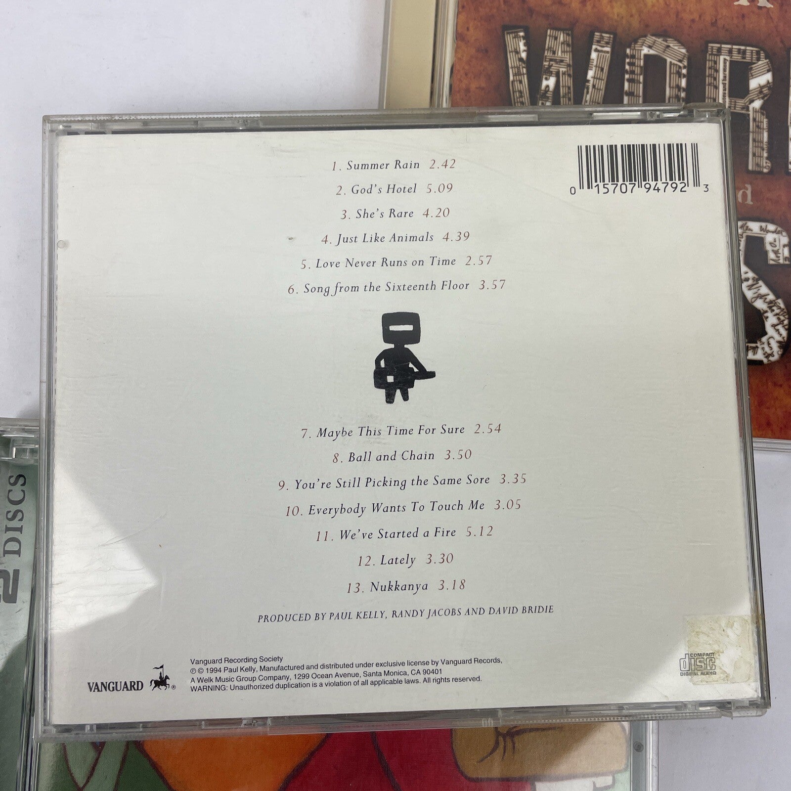 3 x " Paul Kelly " CD Lot - Wanted Man + Words & Music + Ways and Means (2 Disc)